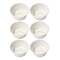 White Ceramic Fine Porcelain Serving and Dipping Bowl Snacks Fruits and Nuts Bowl Set of 6 Pcs 8.5*4.3 cm