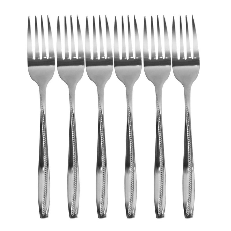 Stainless Steel Tableware Fruit Fork Set of 6 Pcs Kitchen Utensils 14.5 cm