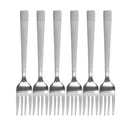 Stainless Steel Tableware Table Fork Kitchen Utensils Set of 6 Pcs 0.0253425