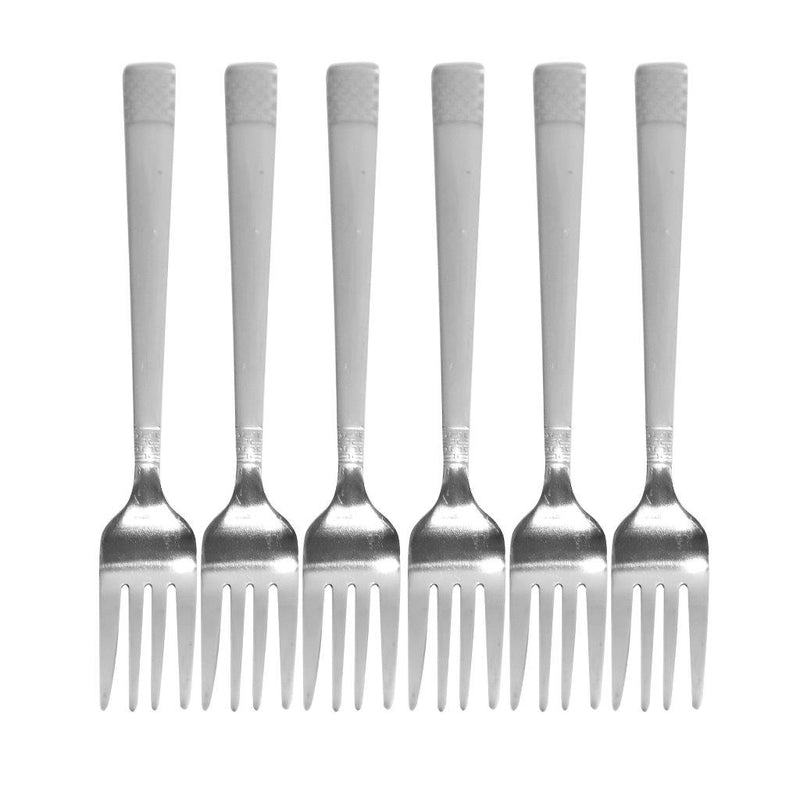 Stainless Steel Tableware Table Fork Kitchen Utensils Set of 6 Pcs 0.0253425