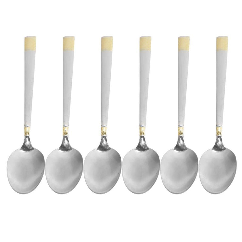 Stainless Steel Tableware Silver and Gold Tea Spoon Kitchen Utensils (check if Set) 15 cm