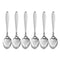 Stainless Steel Tableware Rice Spoon Kitchen Utensils Set of 6 Pcs 20 cm