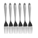 Stainless Steel Tableware Table Fork Serving Fork Kitchen Utensils Set of 6 Pcs 20 cm