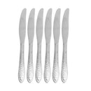 Stainless Steel Tableware Table Knife Kitchen Utensils Set of 6 Pcs 23.5 cm