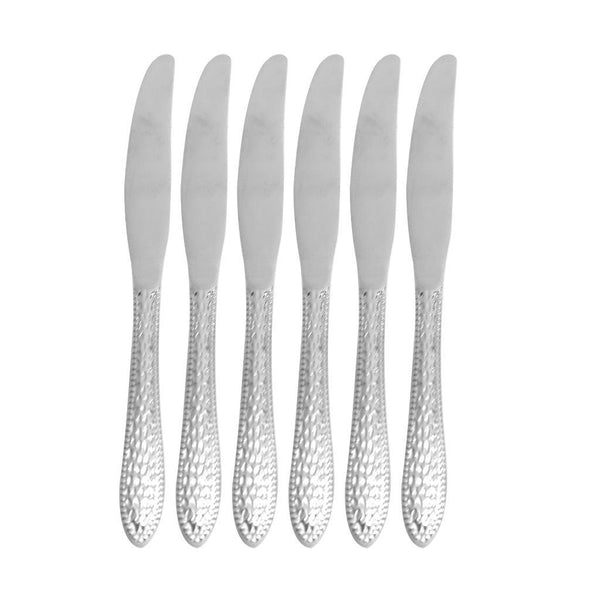 Stainless Steel Tableware Table Knife Kitchen Utensils Set of 6 Pcs 23.5 cm