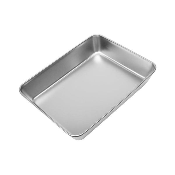 Stainless Steel Baking Tray Rectangular Deep 25 cm