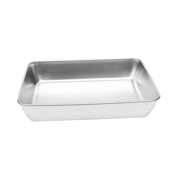 Stainless Steel Baking Tray Rectangular Deep 25 cm