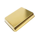 Stainless Steel Gold Plated Baking Tray Rectangular Deep 25 cm