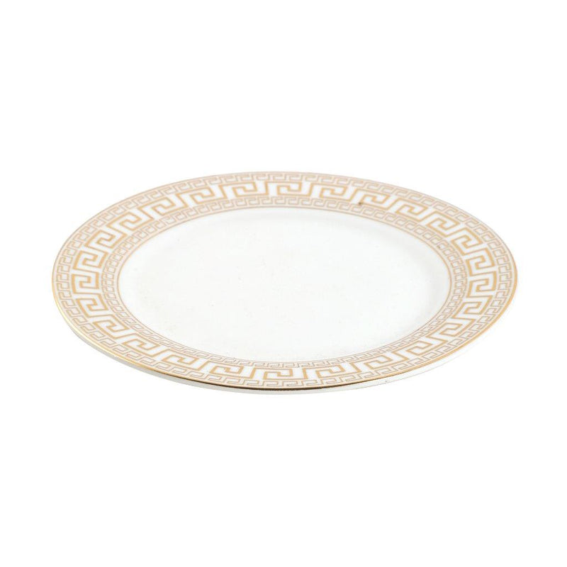 White Ceramic Tableware Ceramic Oval Serving Plate 10''