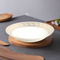 White Ceramic Tableware Ceramic Deep Pasta Noodle Soup Plate 9''