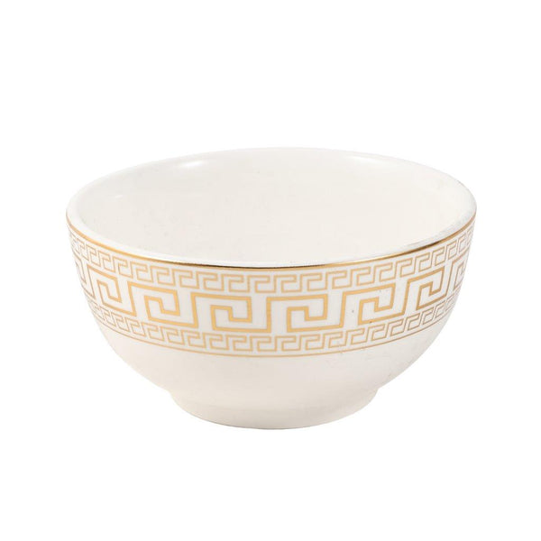 White Ceramic Tableware Ceramic Cereal Bowl Soup Bowl 5''