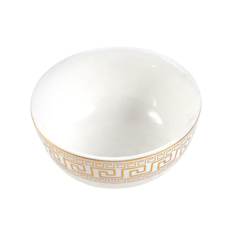 White Ceramic Tableware Ceramic Cereal Bowl Soup Bowl 5''