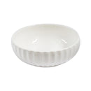 White Ceramic Tableware Ceramic Salad Bowl Serving Bowl 10"