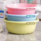 Multipurpose Plastic Round Wash Basin Wash Tub Multi-color 34*12.5 cm