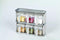 Premium Quality Airtight Acrylic Canister Set of 6 Pcs 32*12*16 cm