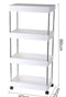 Kitchen Accessories Fruit & Vegetables Trolley Multi Tier Wheels 40*21.6*86.6 cm