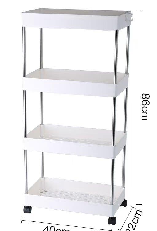 Kitchen Accessories Fruit & Vegetables Trolley Multi Tier Wheels 40*21.6*86.6 cm