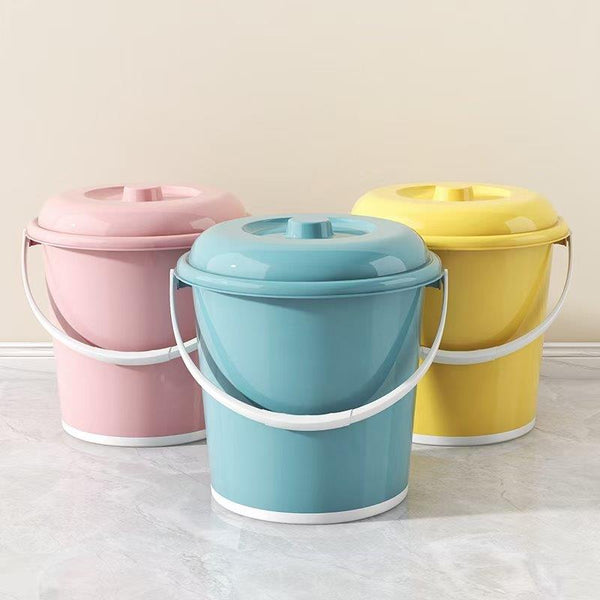 Multi-color Plastic Water Bucket Cleaning Bucket with Carry Handle 29.5*32 cm