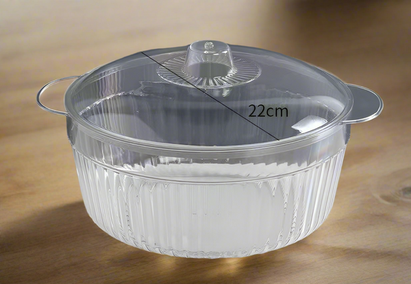 Multipurpose Clear Color Plastic Storage Box Food Container 27.5*22*14 cm