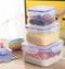 Multipurpose Clear Colour Plastic Storage Box Food Container Set of 3 Pcs 
800 ml
1100 ml
2200 ml