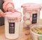 Multipurpose Clear Colour Plastic Food Canisters Storage Container Set of 2 Pcs 14.5X17.7 2200 ml
12X16.2  1200 ml