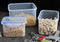 Multipurpose Mixed Colours Plastic Storage Box Food Container Set of 3 Pcs 1000 ml 2000 ml 3500 ml
