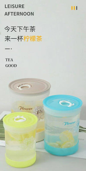 Multipurpose Mixed Colours Plastic Storage Box Food Container Set of 3 Pcs