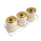 Abstract Print Ceramic Canister Set of 3 Pcs and Stand 650 ml