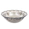 Coloured Embossed Pattern Round Plastic Fruit Bowl 270*70 cm