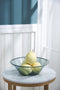 Coloured Plain Pattern Round Plastic Fruit Bowl 295*103 cm