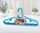 Colourful Plastic Wardrobe Cloth Hangers Pack of 5 Pcs 46.5*22.2 cm