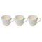 Ceramic Latte Cups Coffee Mug Set of 3 Pcs 8.5*7.6 cm