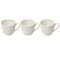 Ceramic Latte Cups Coffee Mug Set of 3 Pcs 8.5*7.6 cm