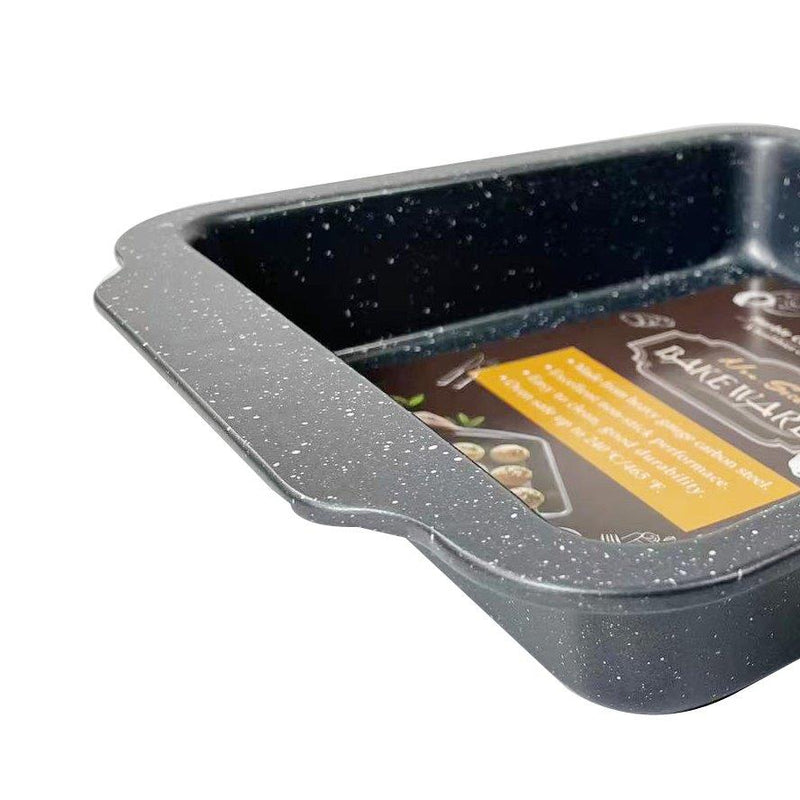 Mable Non Stick Bakeware Oven Pan Baking Tray Roasting Pan with Handle 26.5*23*4.7 cm 
416g