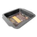 Mable Non Stick Bakeware Oven Pan Baking Tray Roasting Pan with Handle 26.5*23*4.7 cm 
416g