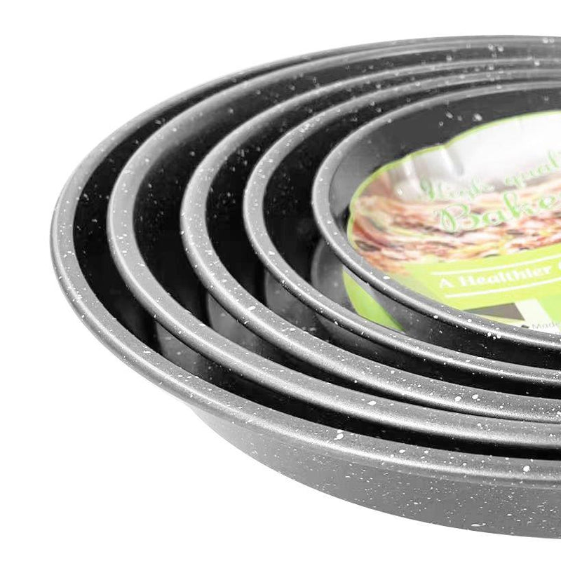 Marble Non Stick Bakeware Round Pizza Pan Baking Tray Deep Plate 22*17.5*3
228g