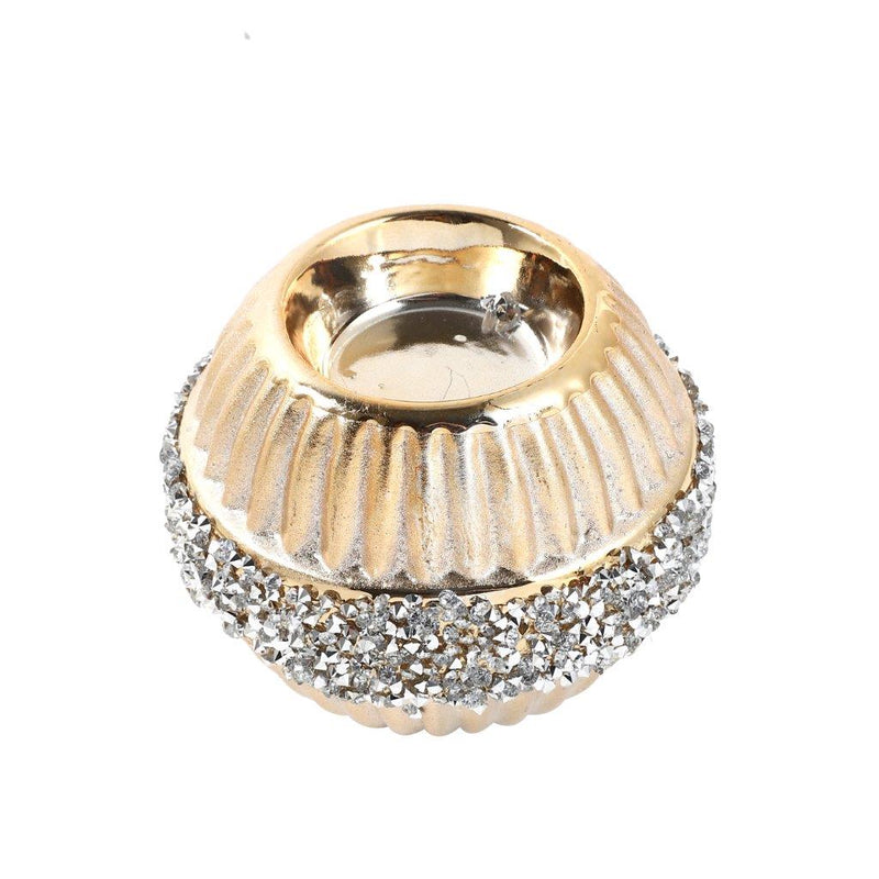 Ceramic Tea Light Candleholder Plate Set 40*16*14/16.5*7*29/10*10*8.5 cm