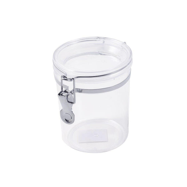 Premium Quality Clip Top Airtight Acrylic Canister Set of 3 Pcs 400 ml 10*9