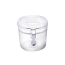 Premium Quality Clip Top Airtight Acrylic Canister Set of 3 Pcs 400 ml 10*9