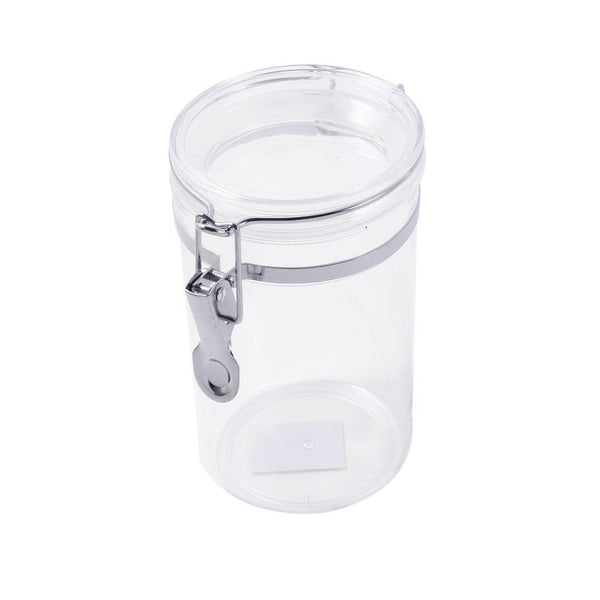 Premium Quality Clip Top Airtight Acrylic Canister Set of 3 Pcs 750 ml 10*14.5