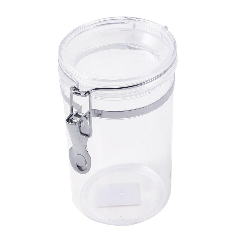 Premium Quality Clip Top Airtight Acrylic Canister 950 ml 10*17.5