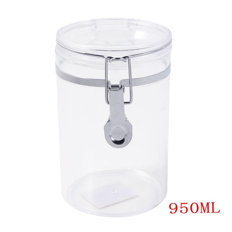 Premium Quality Clip Top Airtight Acrylic Canister 950 ml 10*17.5