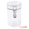 Premium Quality Clip Top Airtight Acrylic Canister 1130 ml  13*13