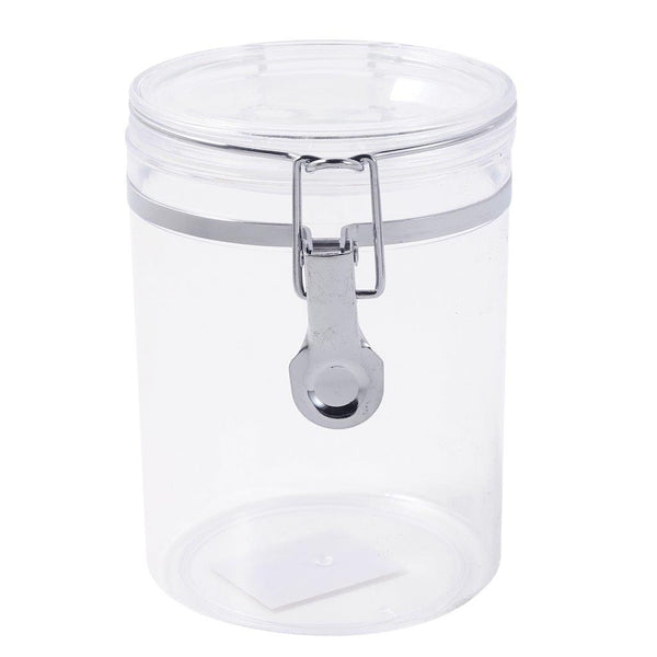 Premium Quality Clip Top Airtight Acrylic Canister Set of 3 Pcs 1600 ml 13*17.5