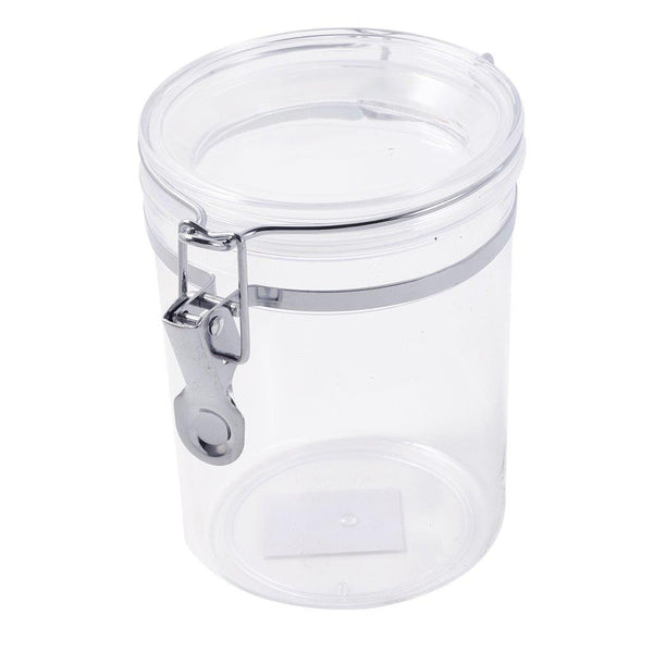 Premium Quality Clip Top Airtight Acrylic Canister Set of 3 Pcs 1600 ml 13*17.5