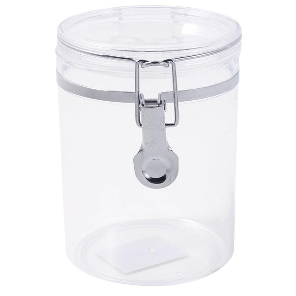 Premium Quality Clip Top Airtight Acrylic Canister Set of 3 Pcs 2100 ml 13*21.5