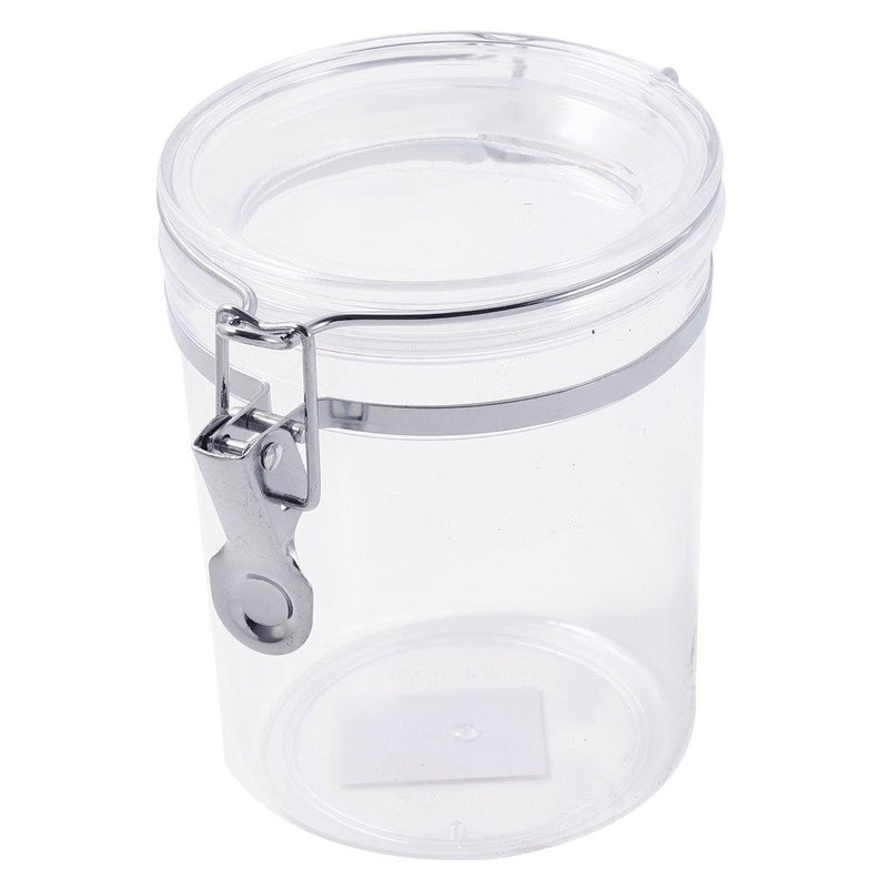 Premium Quality Clip Top Airtight Acrylic Canister Set of 3 Pcs 2100 ml 13*21.5