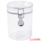 Premium Quality Clip Top Airtight Acrylic Canister Set of 3 Pcs 2100 ml 13*21.5