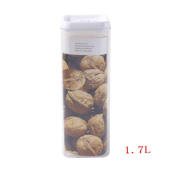 Premium Quality Airtight Acrylic Canister 1.7L 10*10*30