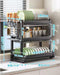 Kitchen Storage Metal Dish Rack 3 Tier Cutlery Storage Organizer 43*27*51 cm